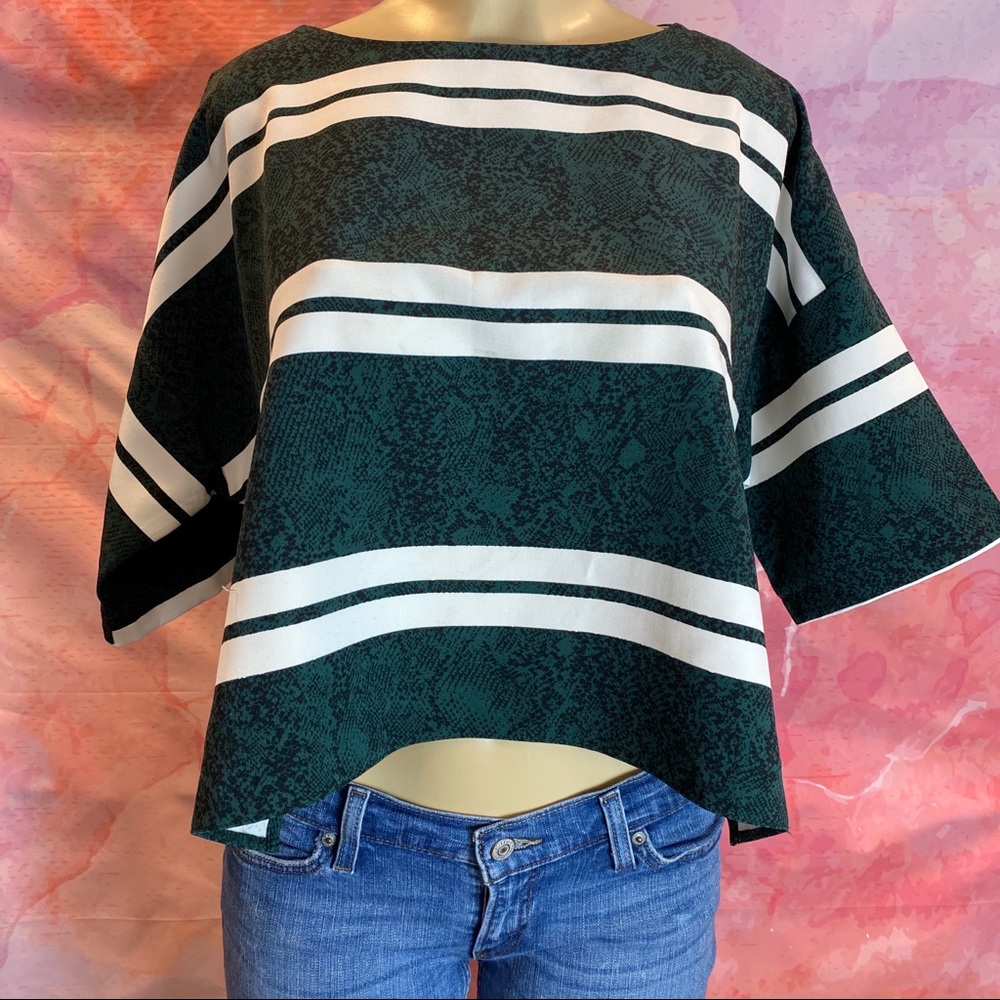 TopShop Snake Skin Print Blouse